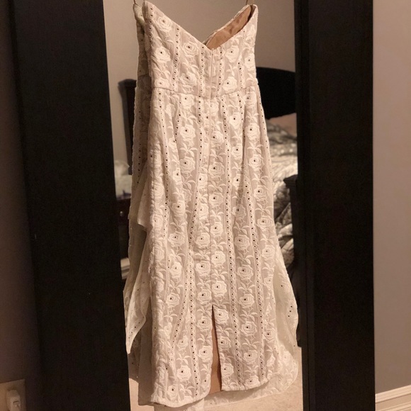 Johanna Ortiz white Eyelet midi dress NWT SZ 2 - Picture 6 of 6